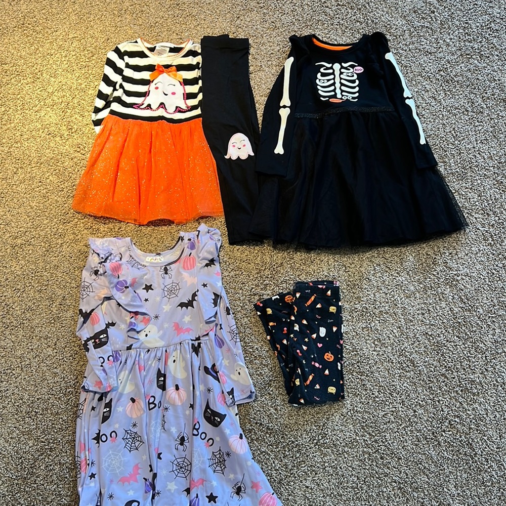 Size 5 Halloween outfit lot